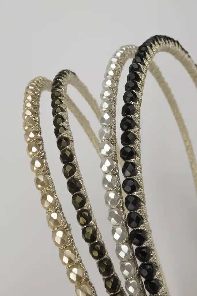 serre tête perles bohème.jpg Bijoux de tête avec perles facettés pour la mariée et les demoiselles d'honneur