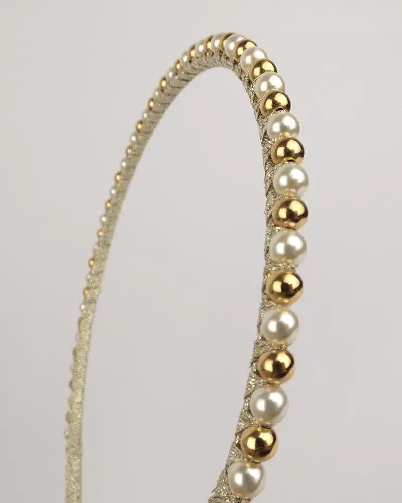 Serre-tête à perles atelier araçari pour un bel événement